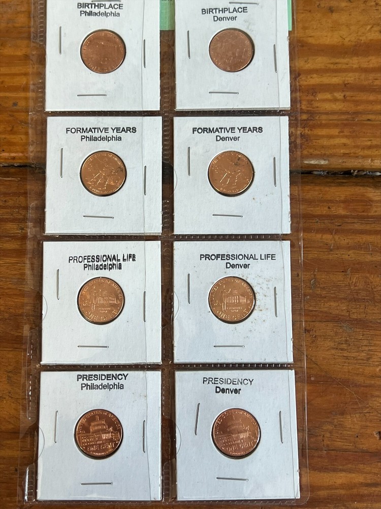 2009 Lincoln cent series 8 coin set