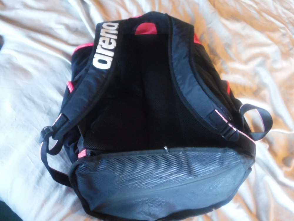 Arena Backpack Black and Pink