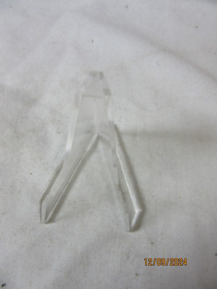 One VEE Triangular Plastic Display Stand Mineral Rock Slabs Etc. VTDS-2