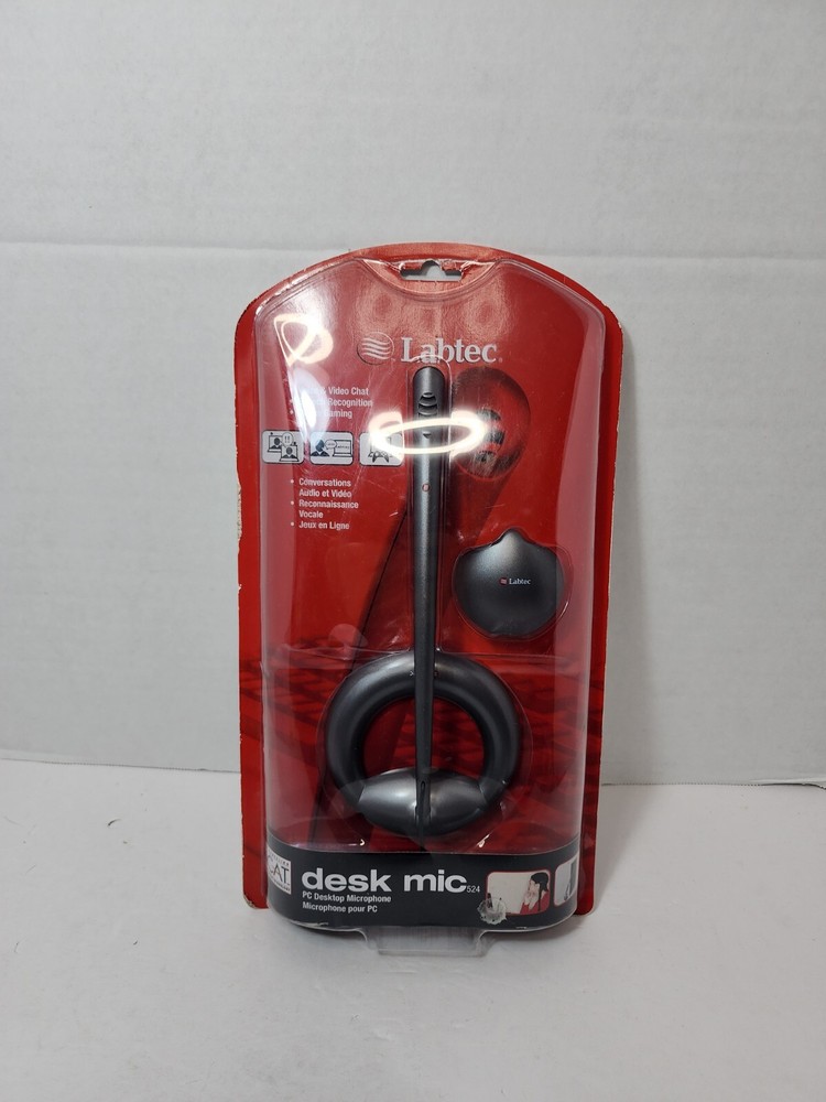 LABTEC PC DESKTOP MICROPHONE DESK MIC 524  NEW IN BOX