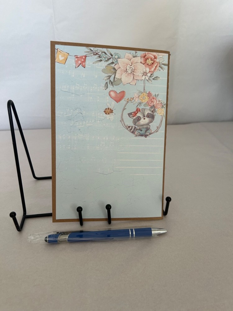 Enhanced unlined notebook “Wishes. happiness”