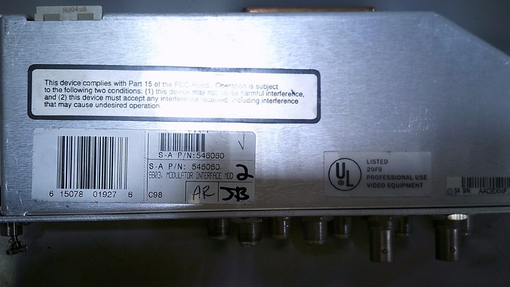Scientific Atlanta 9803 Modulator Interface Module 546060