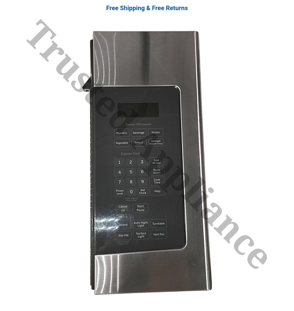 GE Microwave Control Panel Console WB56X20404 black