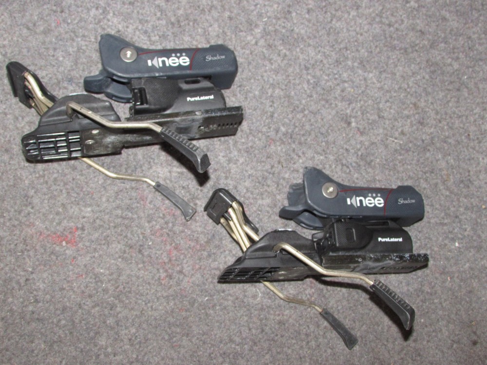 Knee Binding SHADOW ski bindings w/ Pure Lateral Heel Release brake width 100mm~