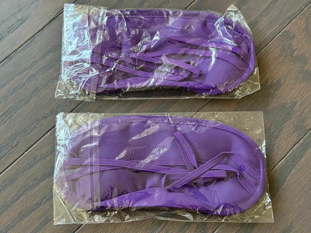 2x Purple Sleep Masks