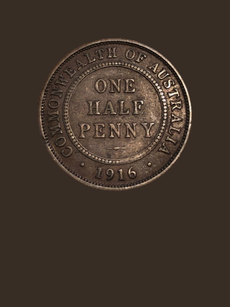 1916 Australia One Half Penny - VF