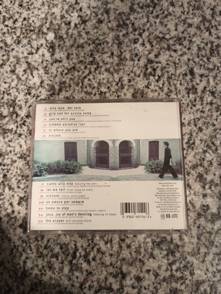 Josh Groban Autographed Signed FIRST Record CD Good