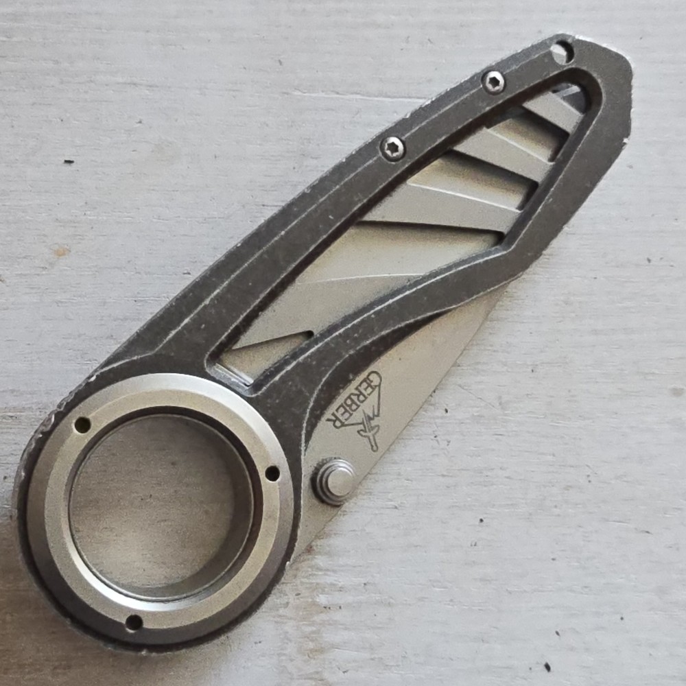 GERBER REMIX FOLDING KNIFE LINER LOCK PART SERRATED BLADE