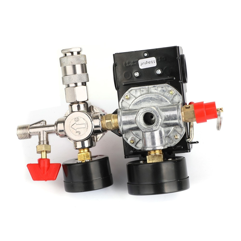 Air Compressor Pressure Control Switch Manifold Regulator Fitting CA