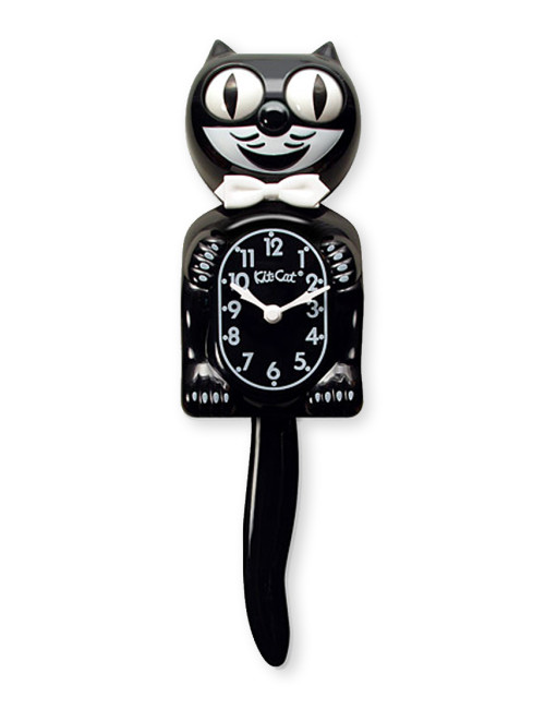 Classic Black Kit-Cat Klock (15.5″ high)