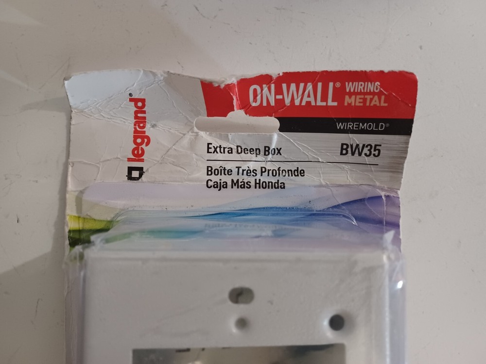 Legrand BW35 Legrand, Extra Deep Box, White