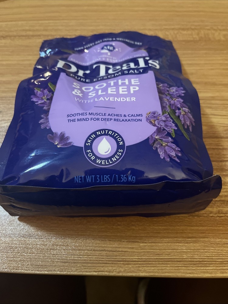 Dr. Teal's Pure Epsom Salt Soothe & Sleep Soaking Solution With Lavender 48 oz.