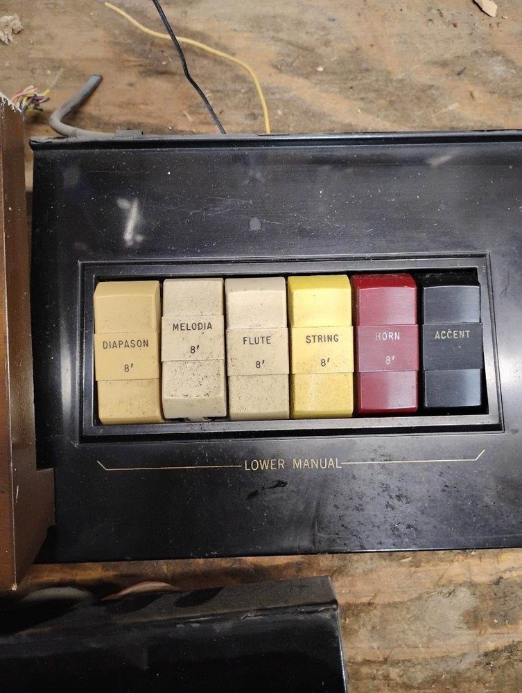 Vintage Misc Organ Tabs/Switches MAKE OFFER!