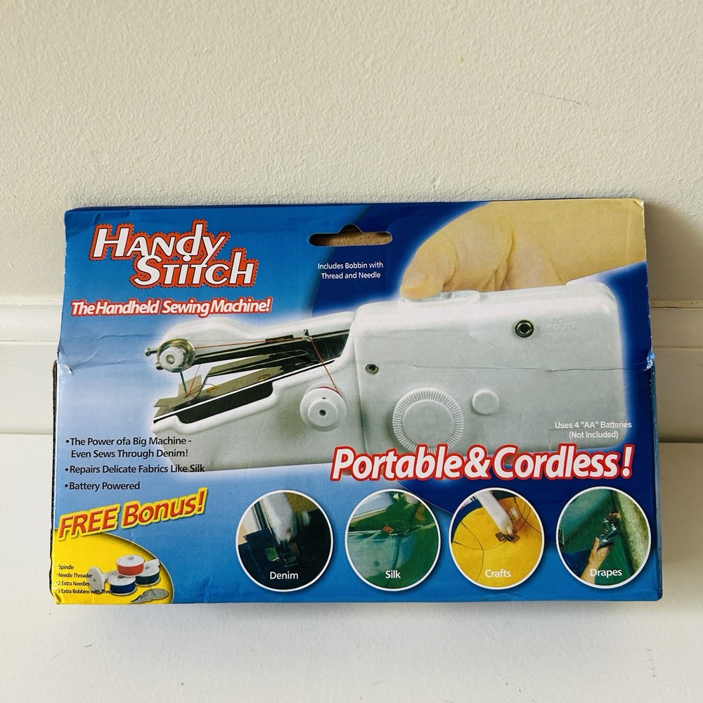 Handy Stitch Portable Cordless Handheld Mini Sewing Machine