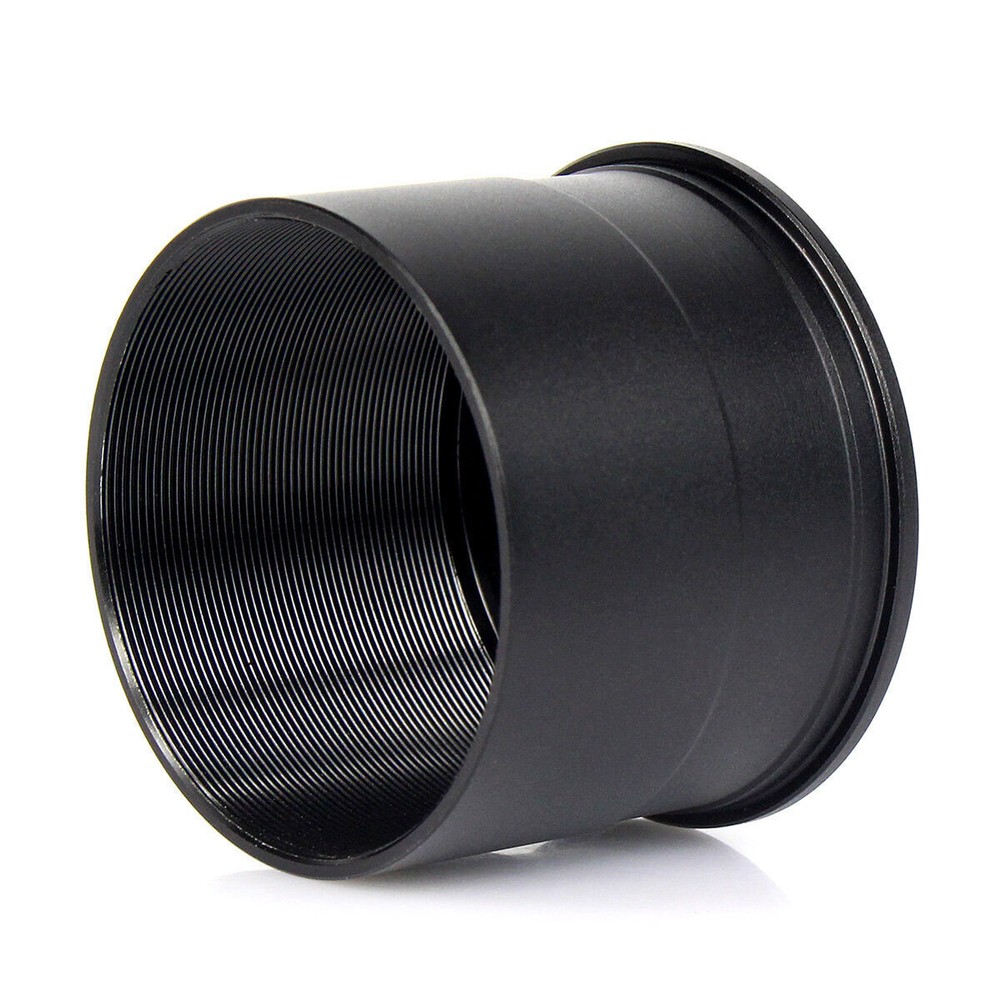 2" to T2 M42*0.75 Thread Telescope Eyepiece Mount Adapter Accept Black