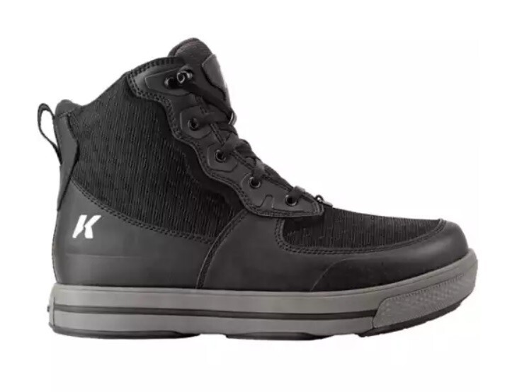 SIZE #11 KORKERS STEALTH SNEAKER WADING BOOT -HYPERLITE, QUICK DRAIN, FIXED SOLE