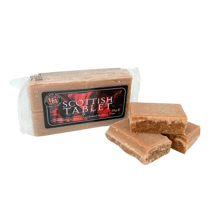 Highland Maid Scottish Tablet 95g bar. Authentic & Produced in Scotland