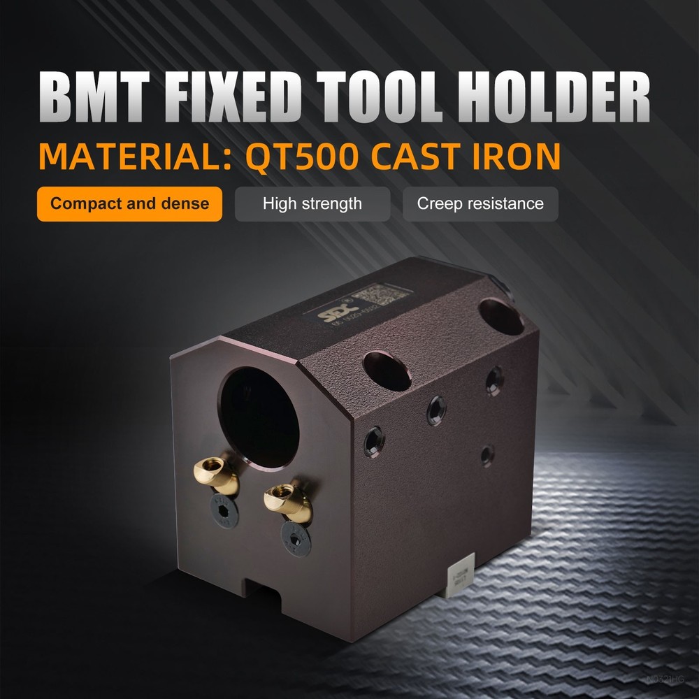 SFX BMT55 8025 End Face Static Tool Holder QT500 Cast Iron Fixed Tool Holder