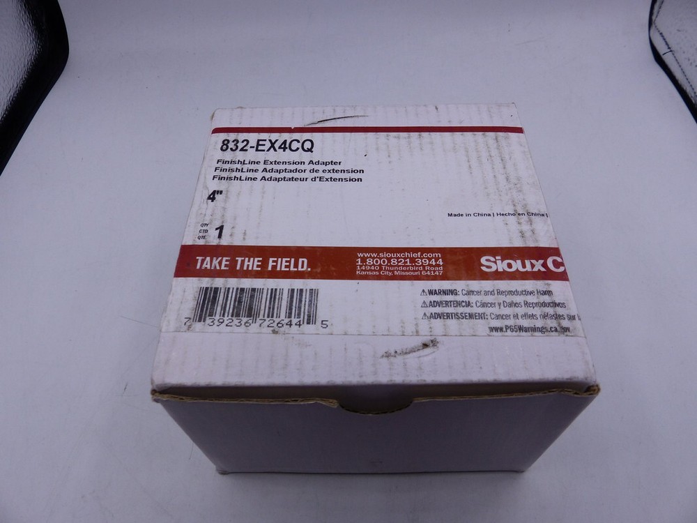 SIOUX CHIEF 832-EX4CQ FINISHLINE DUCTILE IRON EXTENSION ADAPTER FOR DRAINS
