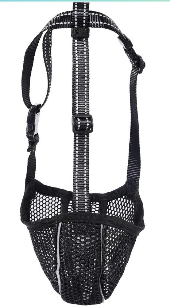 Dog Muzzle Mesh Soft Muzzle XL Sized Dogs Breathable No Biting