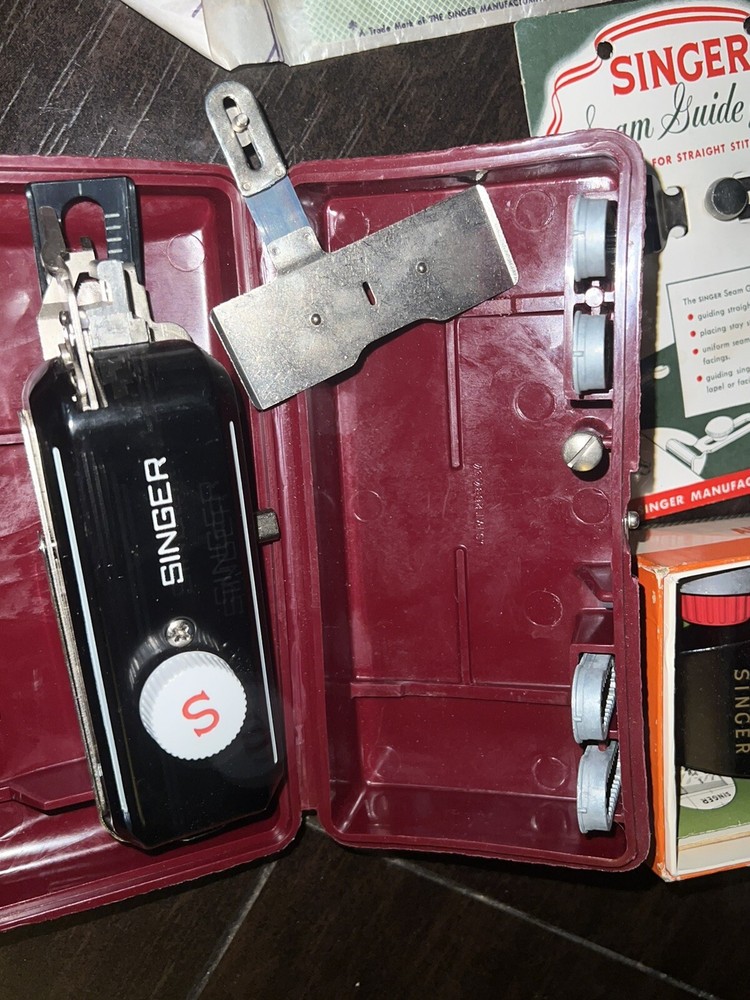 Singer Automatic Zigzagger Attachment 160985 fit 221 & Stitch Patterns Set #2