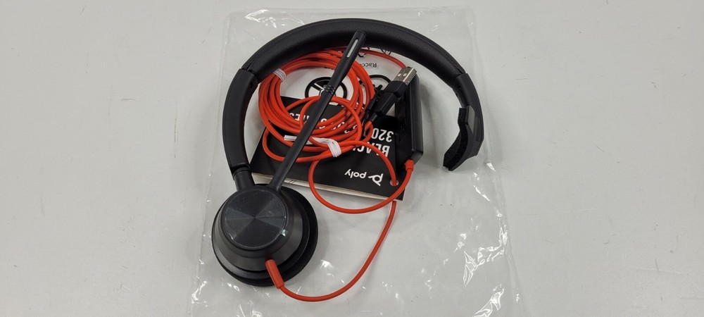 Poly Blackwire 3310 Monaural USB-C Headset Plus Adapter 8X215AA