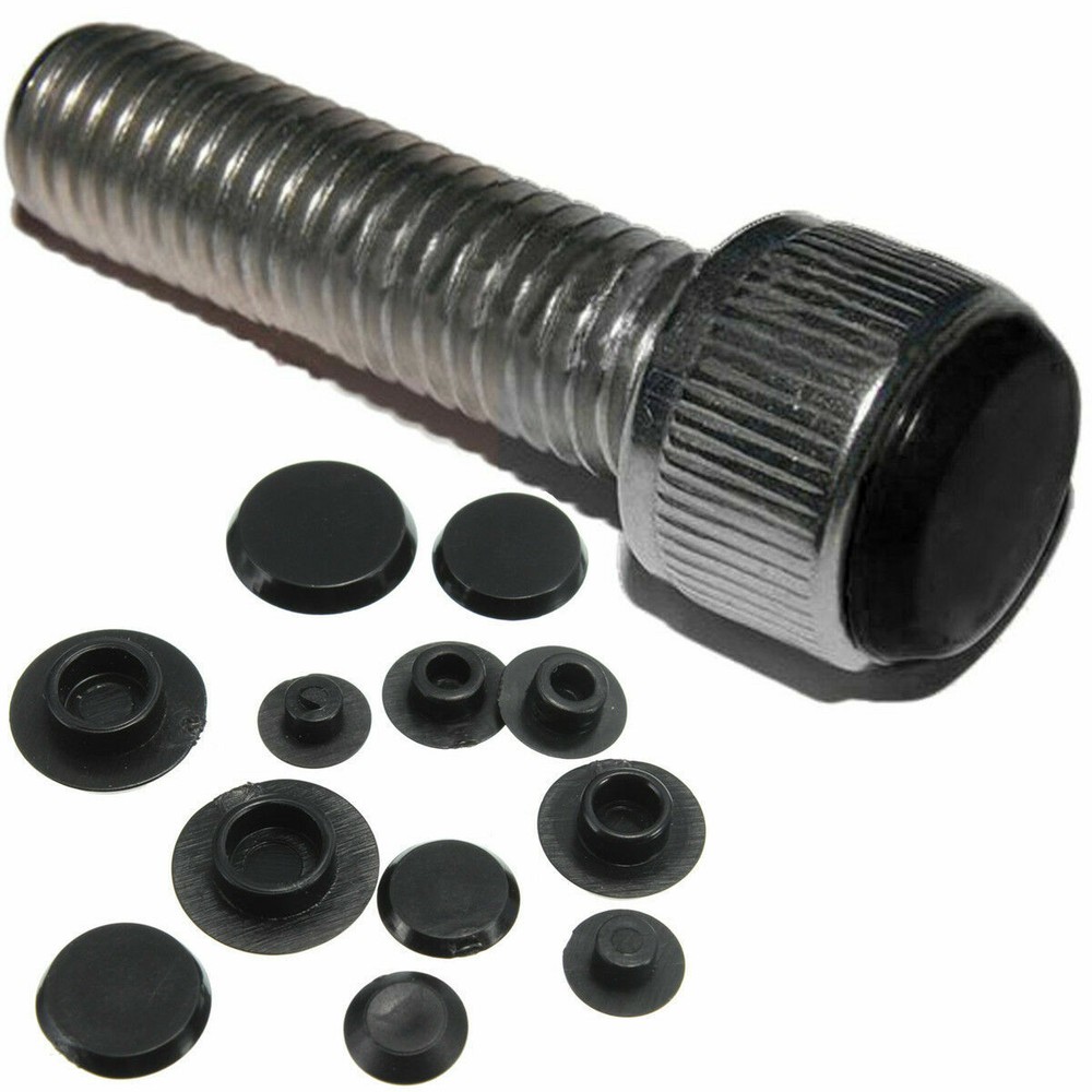 20PCS Black Hex Socket Allen Bolt Screw Nut Hexagon Head Cover Cap Protector