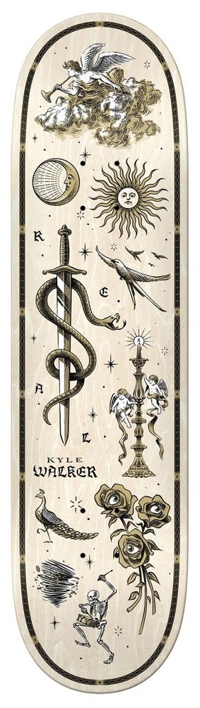 REAL KYLE ENGRAVED DECK 8.38