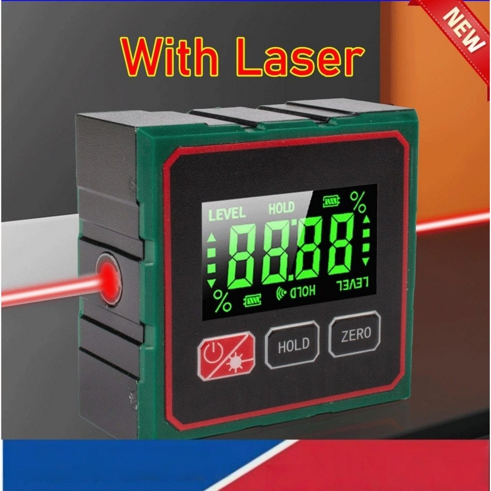 For Workshop Use Digital Angle Finder 4 Side Strong Magnetic Tool Professional