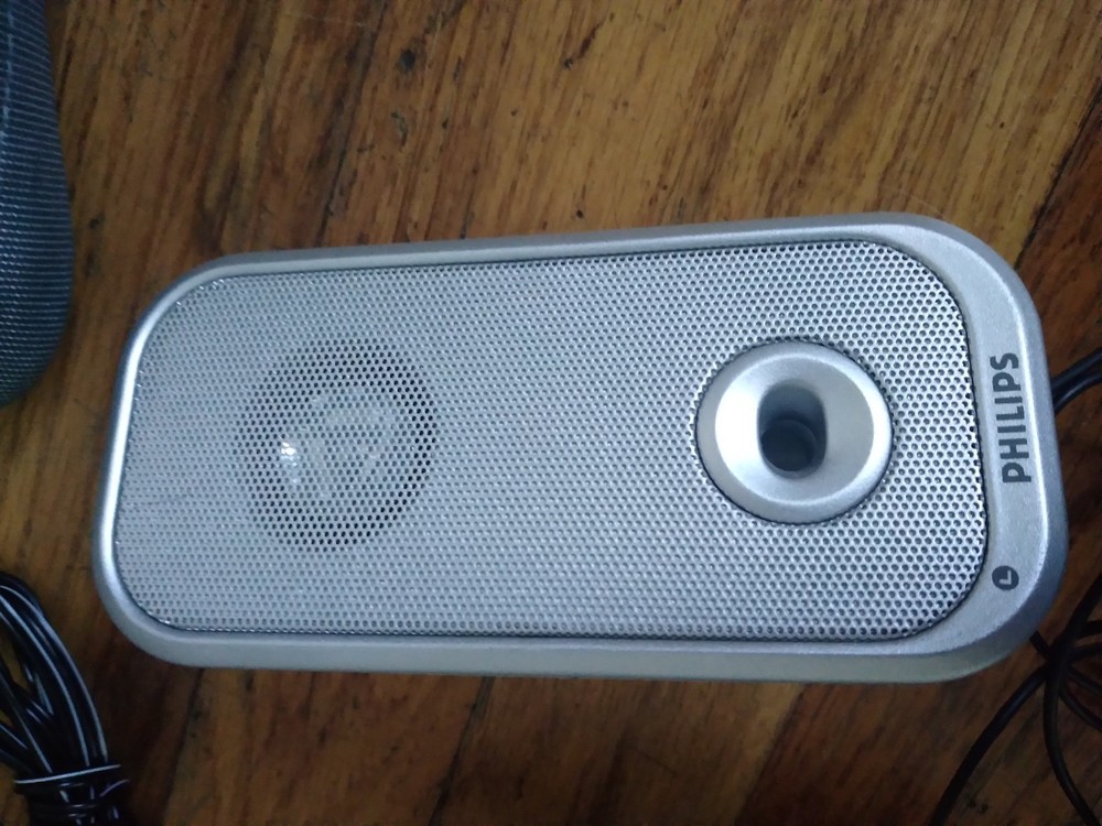 Philips Travel Speaker SBC BA300 Soft Case TESTED Grey