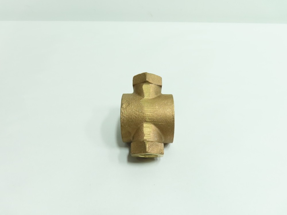 John C Ernst 138P0.50 Bronze Threaded Paddlewheel Flow Indicator 1/2in