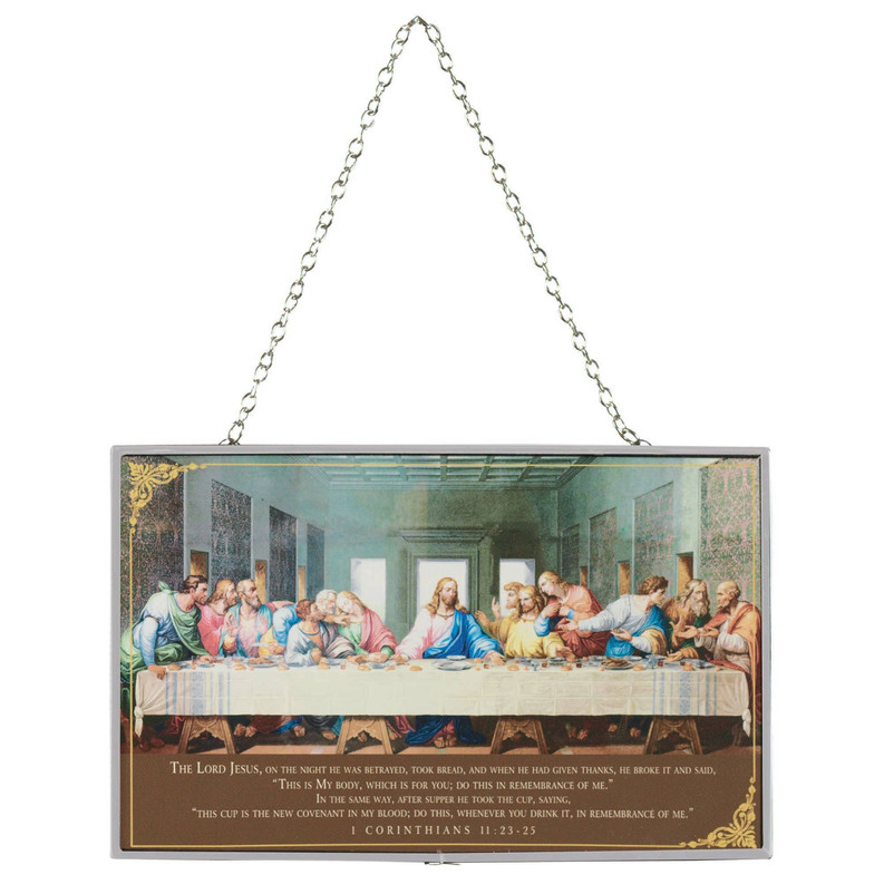Suncatcher The Last Supper 8x5