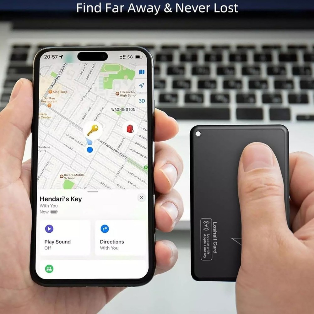 New Wireless Charging Smart Card Tracker ABS Wallet Tracker Tracking Device