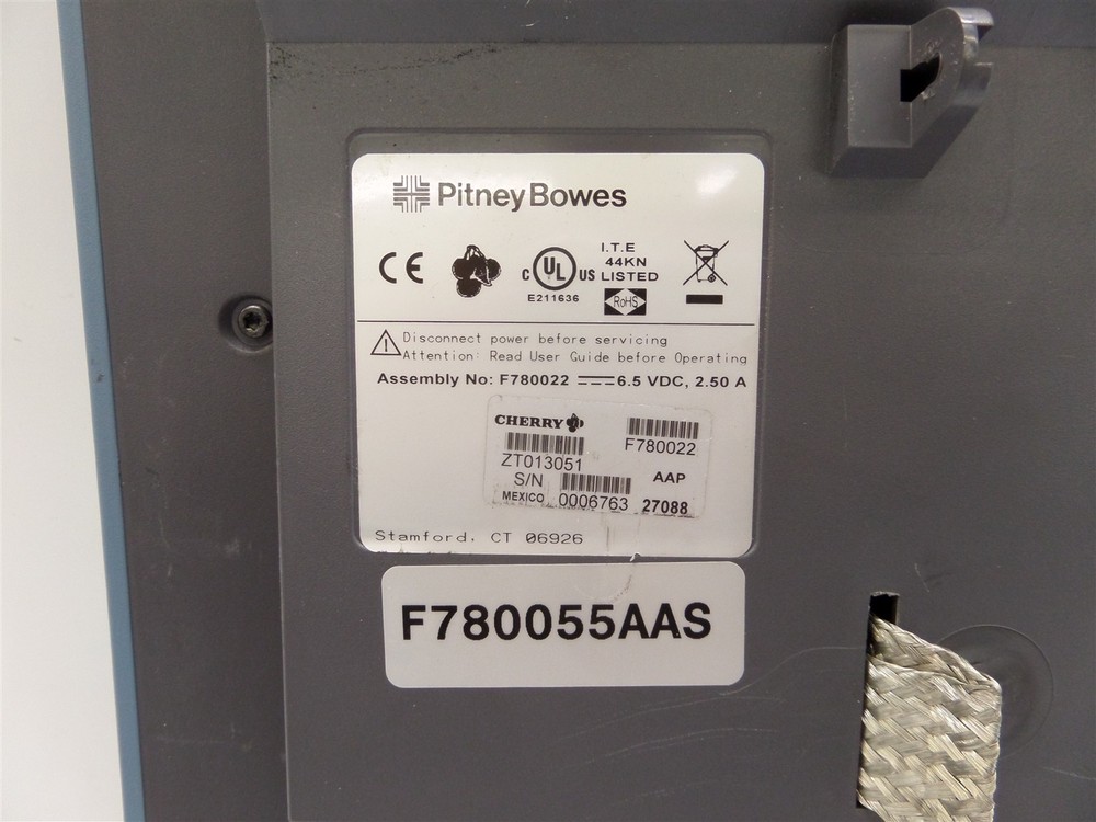 Pitney Bowes F780022 Display Control Panel for FastPac Document Printer