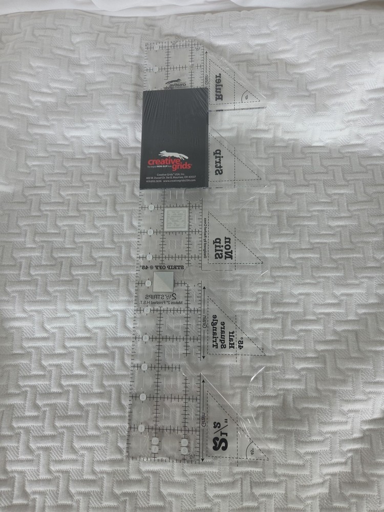 Creative Grids 45 Degree Triangle Ruler CGRSR45