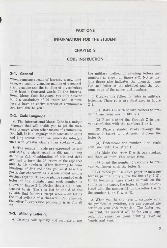 157 Page 1968 TM 11-459 International Morse Code (Instructions) Manual on CD