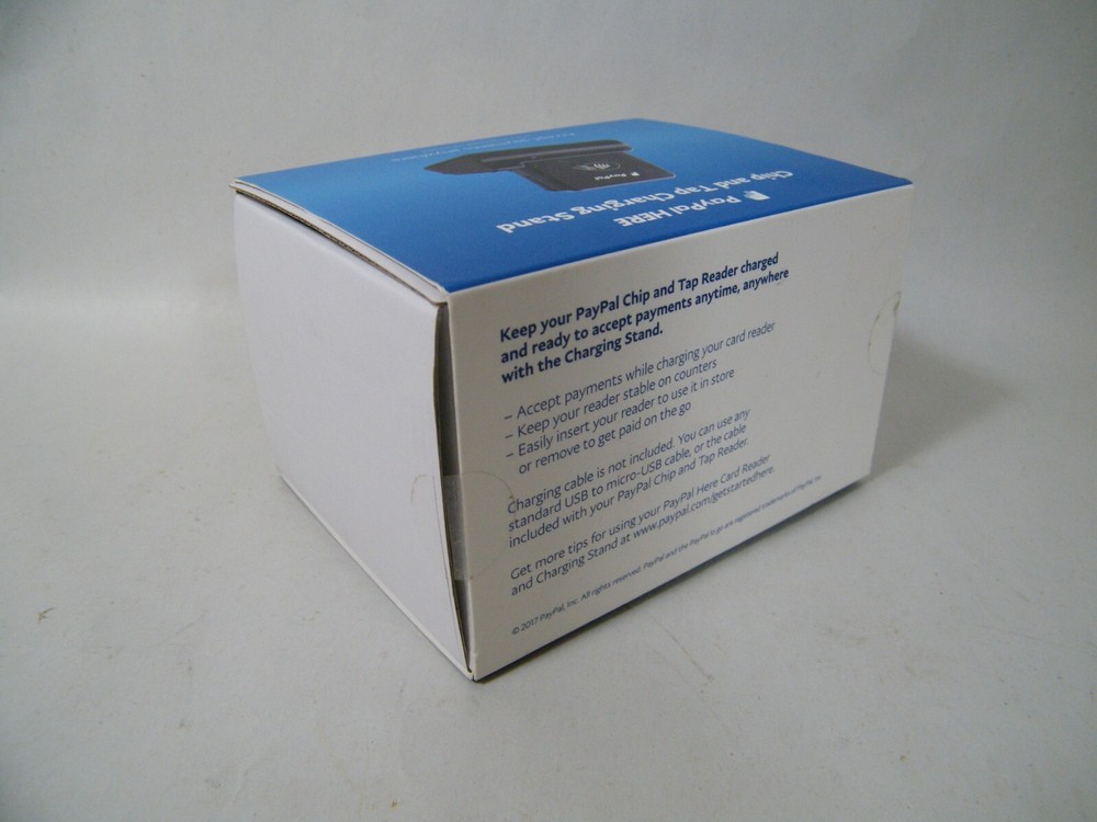 PAYPAL HERE CHIP & TAP READER + CHARGING STAND PCTUSDCRT