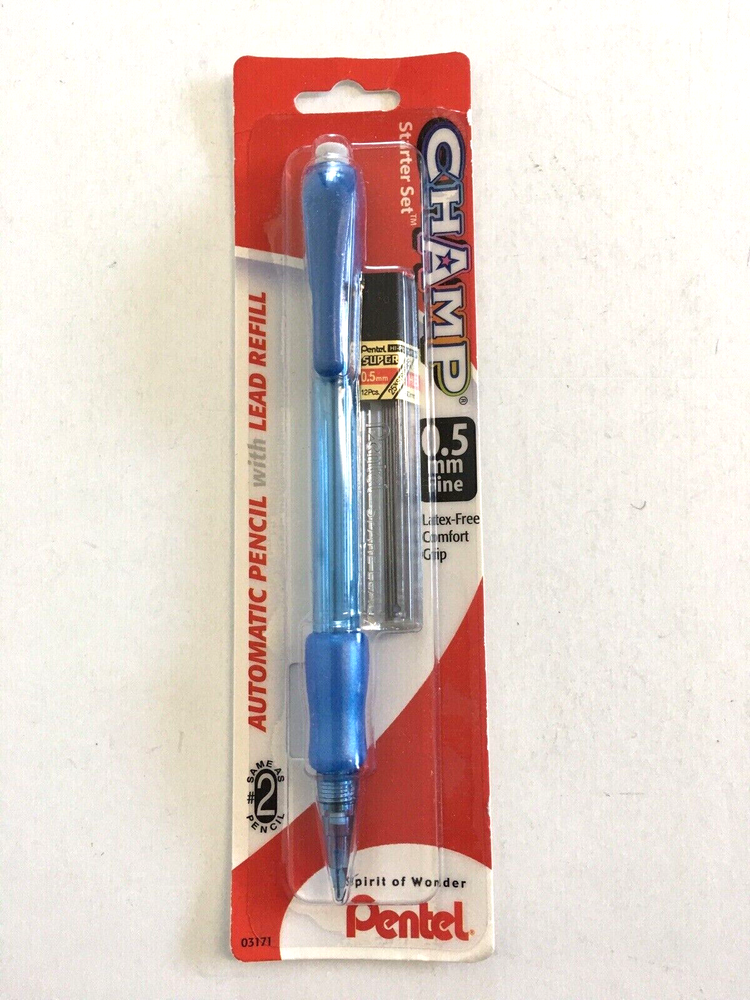 2 Pentel Champ Automatic Lead Pencil with Refill 0.5 mm