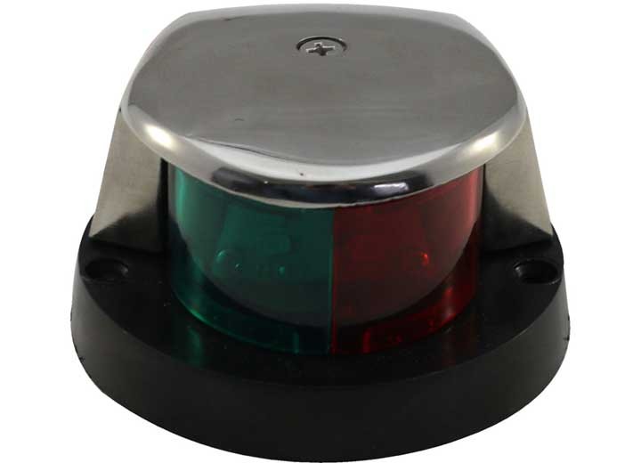 Race Sport Lighting 12V 1.5W Bi-Color Starboard/Port Navigation Red/Green SS LED