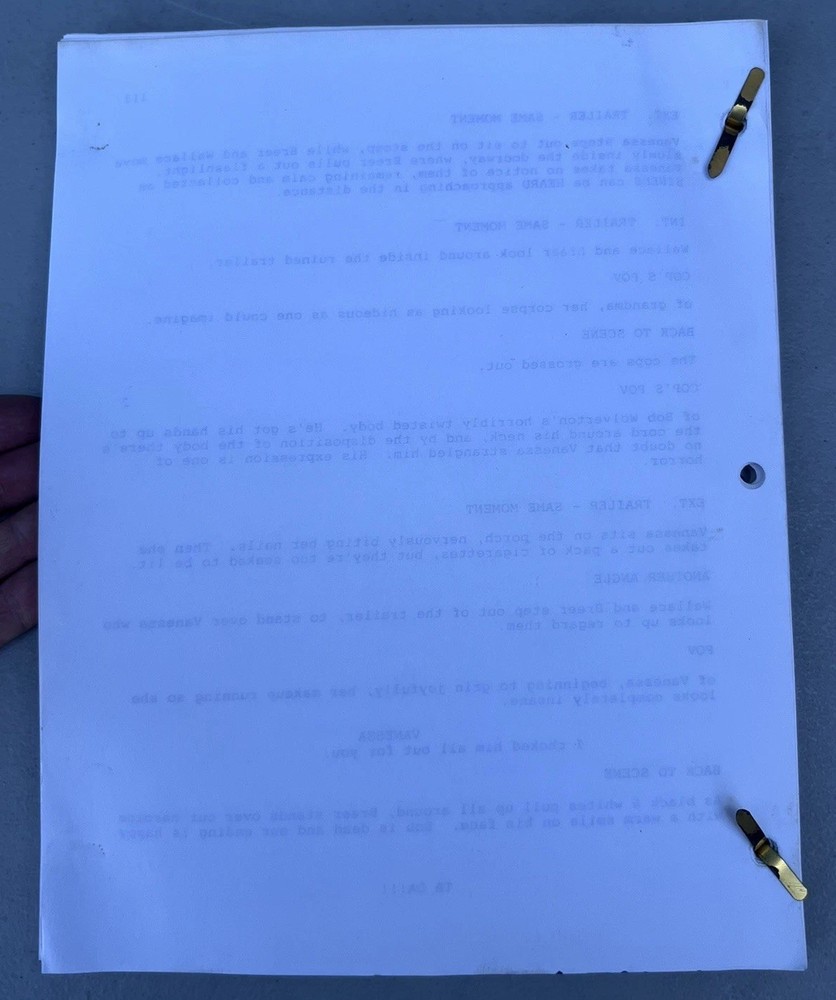 1996 Highway Matthew Bright Series Original Script Witherspoon Sutherland Stone