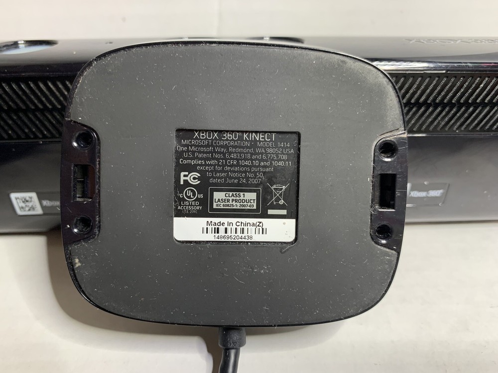 Genuine Microsoft XBOX 360 Kinect Sensor Bar Model 1414 Black