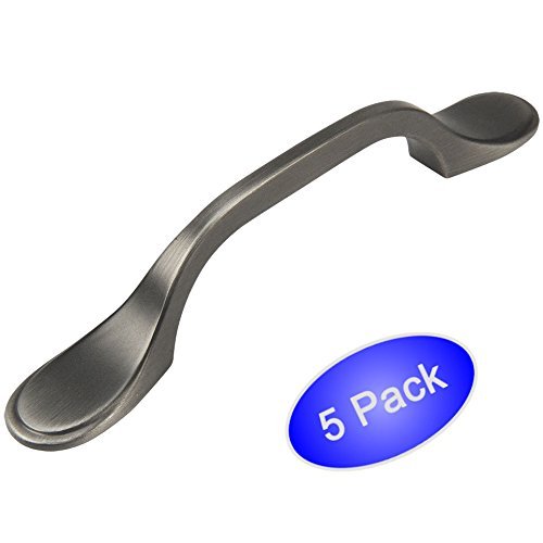 *5 Pack* Cosmas Cabinet Hardware Antique Silver Handles Pulls #9533AS