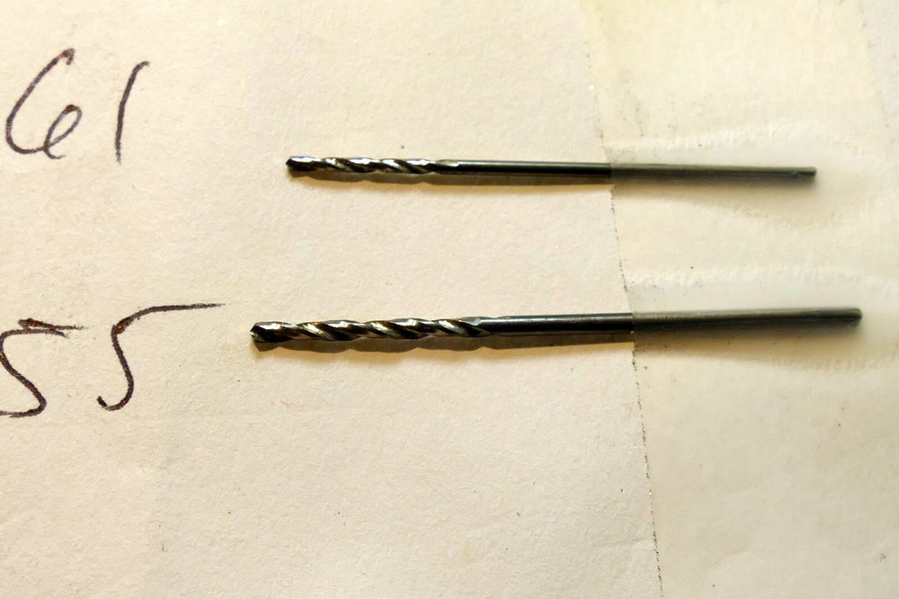 Hob-Bits Tap size tool steel 55 and 61 drill small