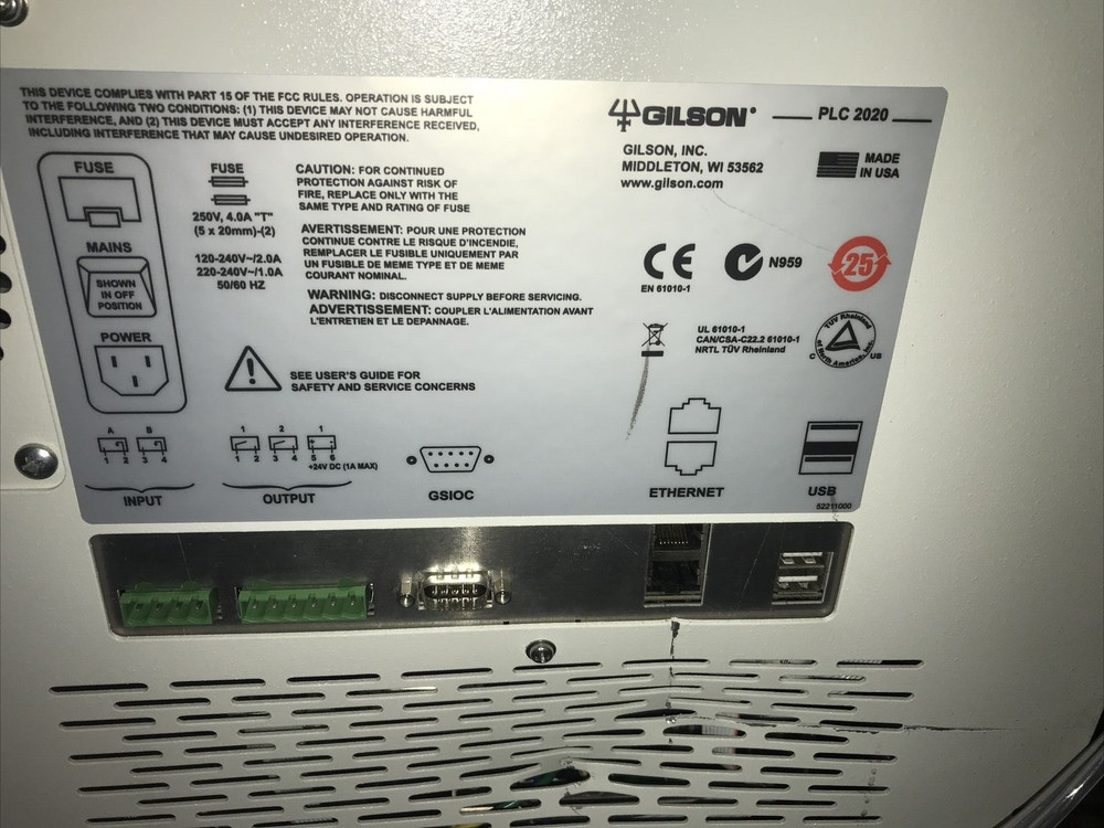Gilson PLC 2020 Purification System HPLC