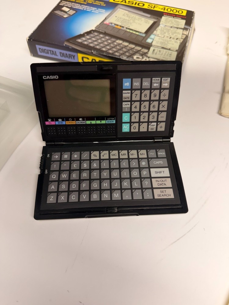 Casio SF-4000 Digital Diary Organizer NEW In Box Untested