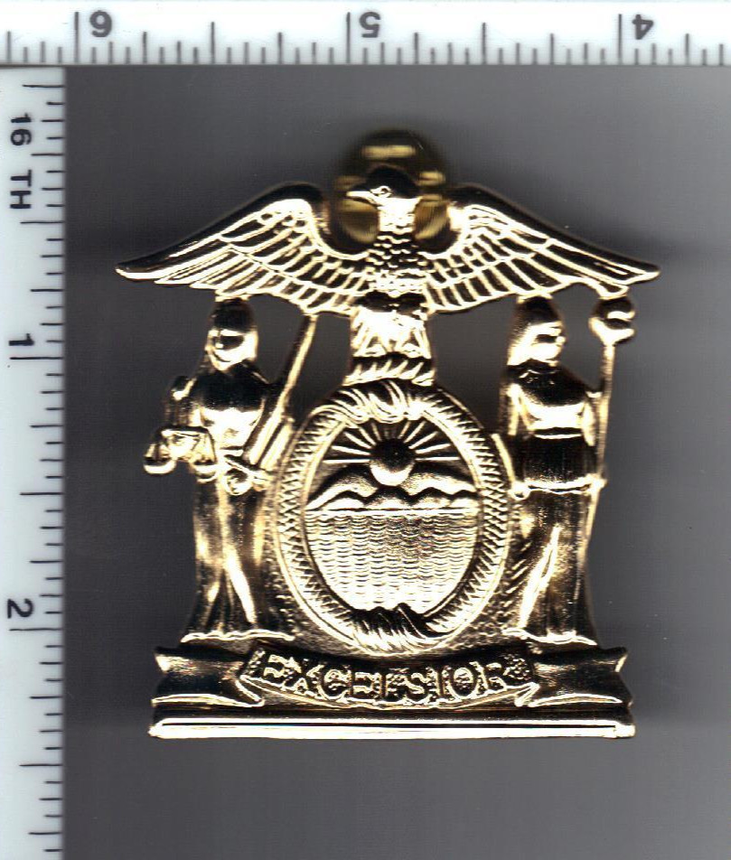 New York State Hat Device - Gold