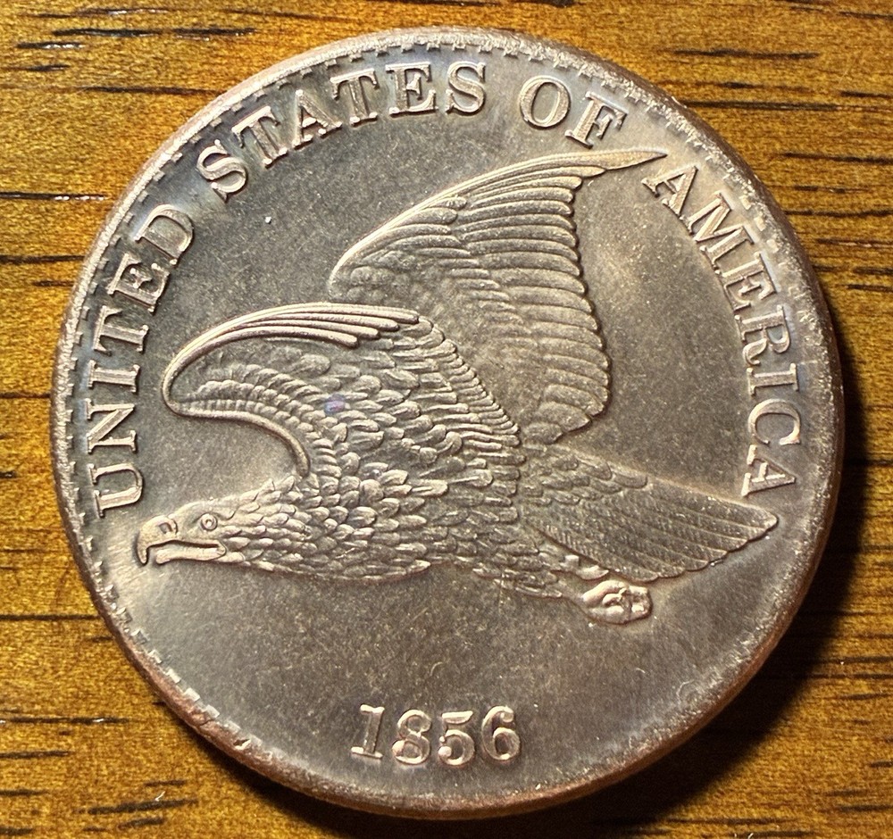 1 oz Pure .999 Copper Round - 1856 Flying Eagle Cent - 1.5” Diameter