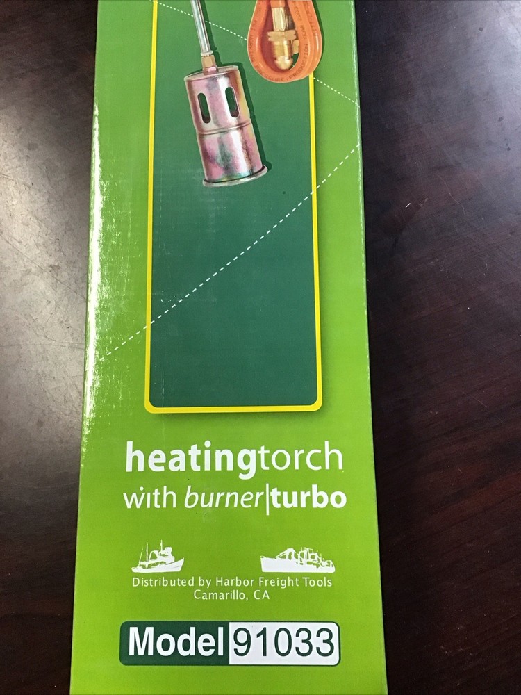 Harbor Freight Tools Propane Torch With Burner Turbo