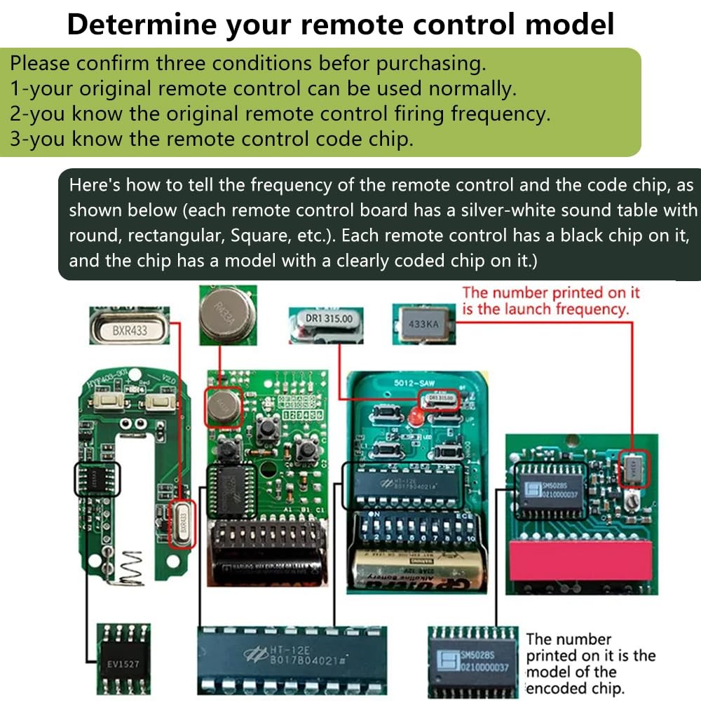 Copy Remote Control Duplicator Multi Frequency 300-915Mhz Multi Brand 433.92M...