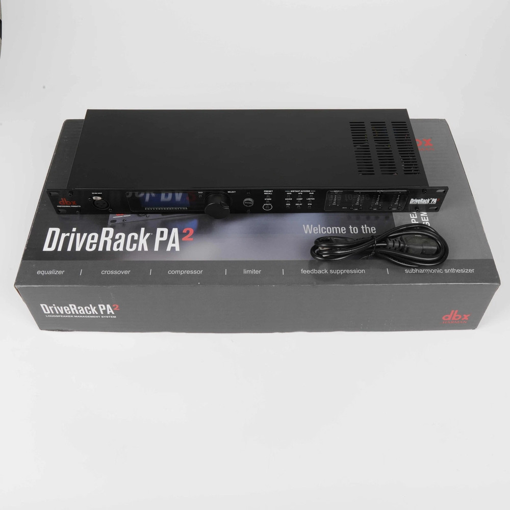 Loudspeaker Management System Processor W/Display USB for DBX DriveRack PA2 US